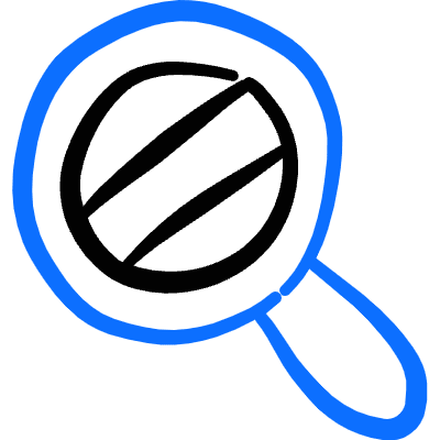 Search Magnifier Icon from Freehand Duotone Set