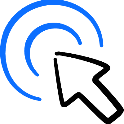 Select Cursor Double Click 3 Icon from Freehand Duotone Set