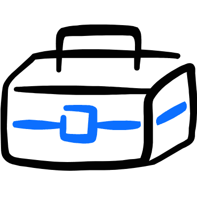 Settings Tool Box Icon from Freehand Duotone Set