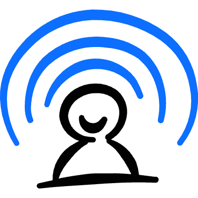 Share User Signal Icon from Freehand Duotone Set