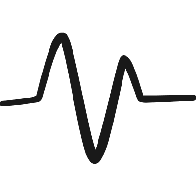 Stats Line Graph Icon from Freehand Duotone Set