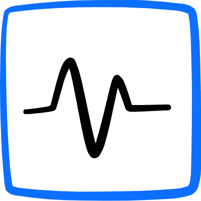 Stats Line Graph Square Icon from Freehand Duotone Set