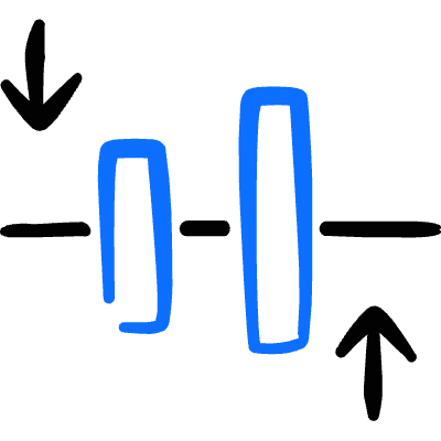 Text Formating Align Middle Move Icon from Freehand Duotone Set
