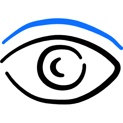 View Eye Icon from Freehand Duotone Set