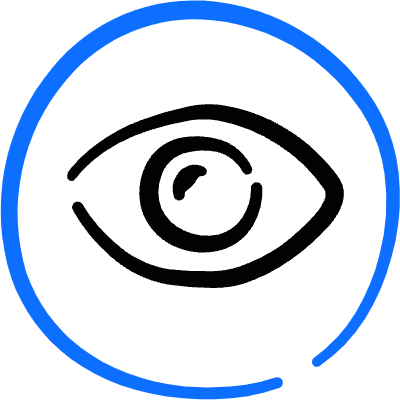 View Eye Circle Icon from Freehand Duotone Set