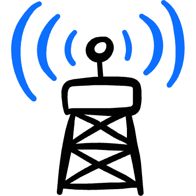 Wireless Wifi Signal Antenna 1 Icon from Freehand Duotone Set