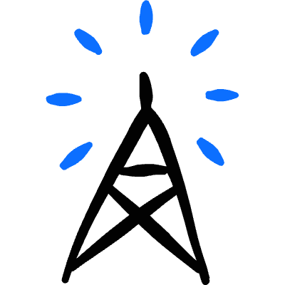 Wireless Wifi Signal Antenna 2 Icon from Freehand Duotone Set