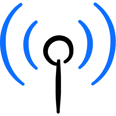 Wireless Wifi Signal Pole Icon from Freehand Duotone Set