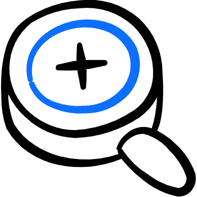 Zoom In Magnifier Icon from Freehand Duotone Set