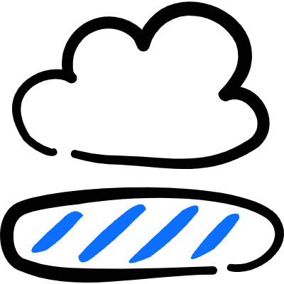 Cloud Loaded Icon from Freehand Duotone Set