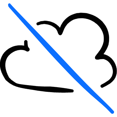 Cloud Off Icon from Freehand Duotone Set