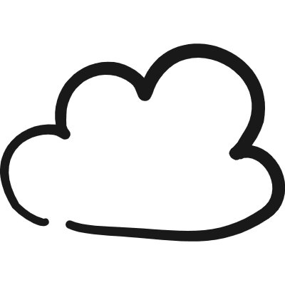 Cloud Icon from Freehand Duotone Set