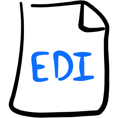Data Transfer Edi File Icon from Freehand Duotone Set