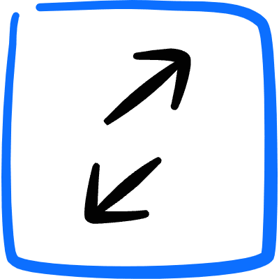 Data Transfer Square Diagonal Icon from Freehand Duotone Set