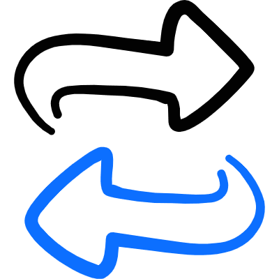 Data Transfer Sync Icon from Freehand Duotone Set