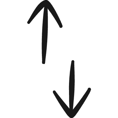 Data Transfer Vertical Icon from Freehand Duotone Set