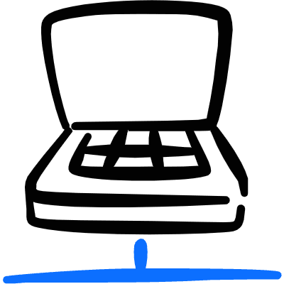 Network Laptop Icon from Freehand Duotone Set