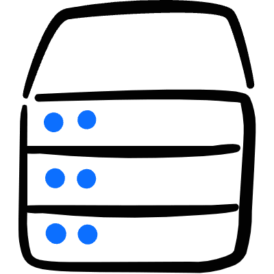 Server 2 Icon from Freehand Duotone Set