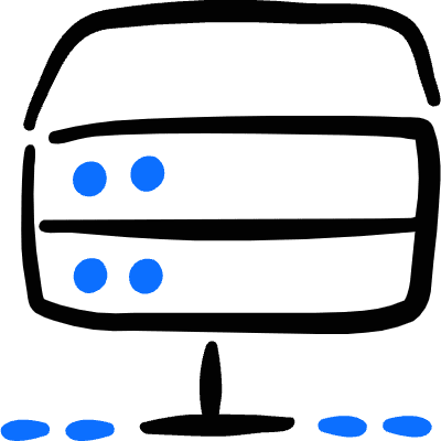 Server Icon from Freehand Duotone Set