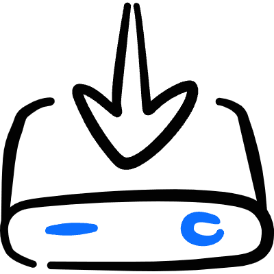 Download Harddrive 1 Icon from Freehand Duotone Set