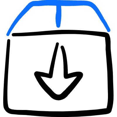 Download Thick Box Icon from Freehand Duotone Set