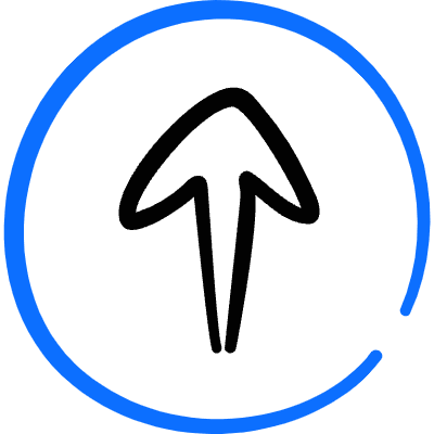 Upload Circle Icon from Freehand Duotone Set