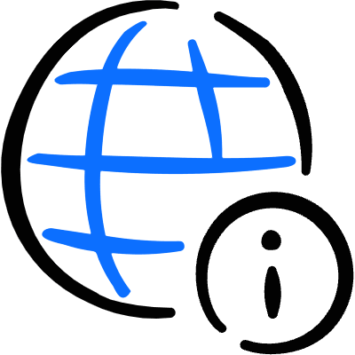 Worldwide Web Information Icon from Freehand Duotone Set