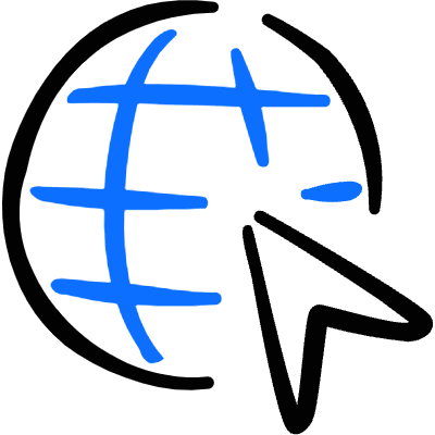 Worldwide Web Navigation Icon from Freehand Duotone Set