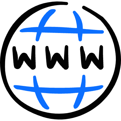 Worldwide Web Network Www Icon from Freehand Duotone Set