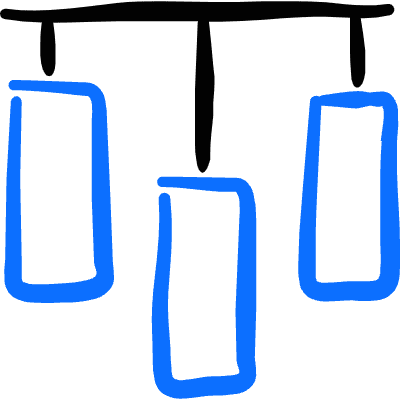 Ceiling Lamp Multiple Icon from Freehand Duotone Set