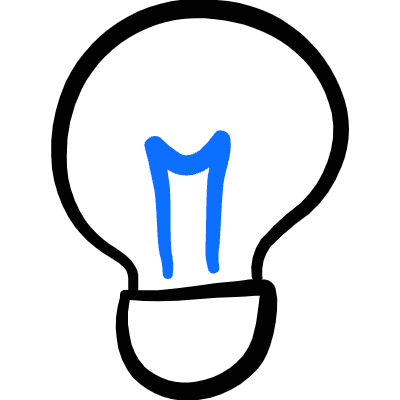 Light Bulb Icon from Freehand Duotone Set