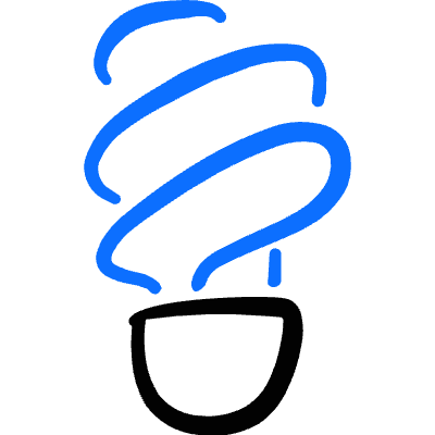 Light Bulb Eco Icon from Freehand Duotone Set
