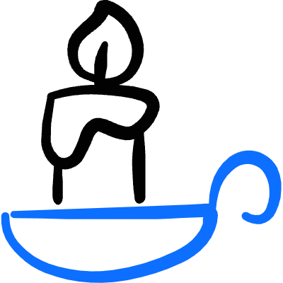 Candle Torch Icon from Freehand Duotone Set
