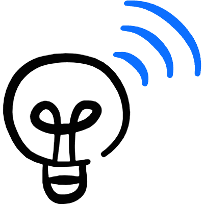 Smart Light Wifi Icon from Freehand Duotone Set