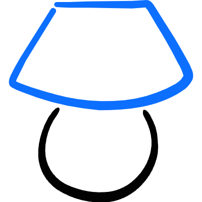 Table Lamp Icon from Freehand Duotone Set