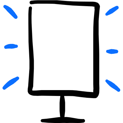 Table Lamp Square Icon from Freehand Duotone Set