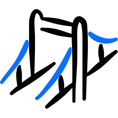Bridge Icon from Freehand Duotone Set