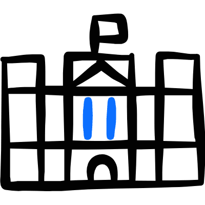 Landmark Colosseum Icon from Freehand Duotone Set