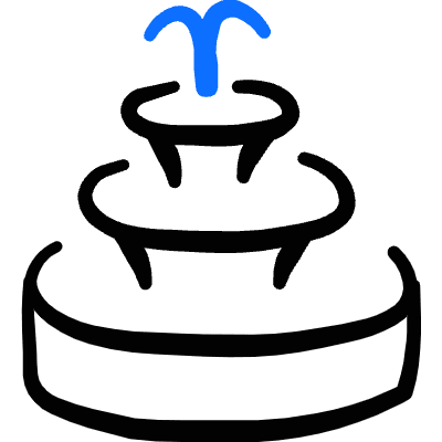 Park Fonutain 1 Icon from Freehand Duotone Set