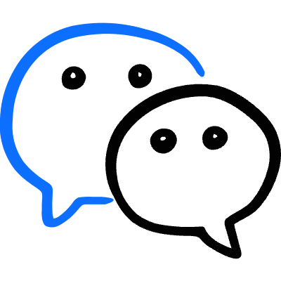 Wechat Icon from Freehand Duotone Set