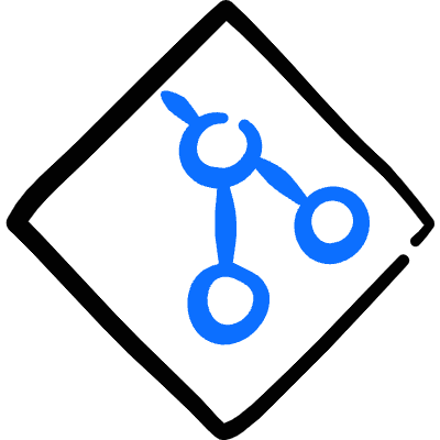 Developers Comunities Git Icon from Freehand Duotone Set