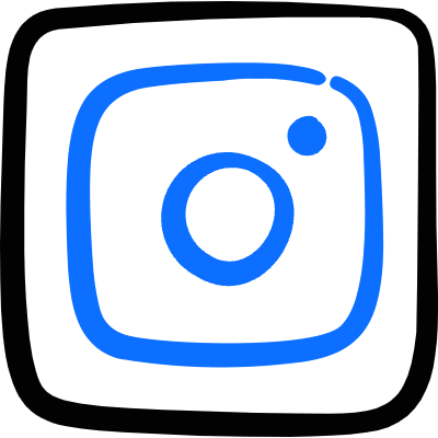 Social Instagram Icon from Freehand Duotone Set