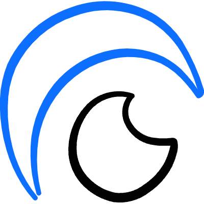 Streaming Platform Crunchyroll Icon from Freehand Duotone Set