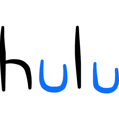 Streaming Platform Hulu Icon from Freehand Duotone Set