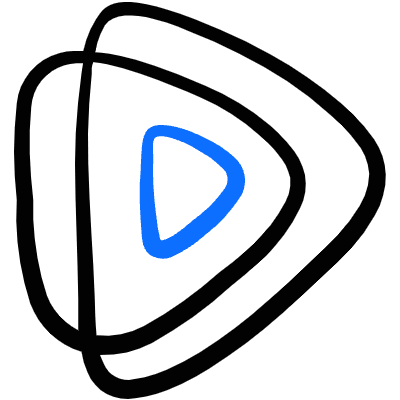 Streaming Platform We Tv Icon from Freehand Duotone Set