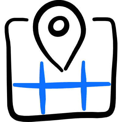 Maps Pin Icon from Freehand Duotone Set