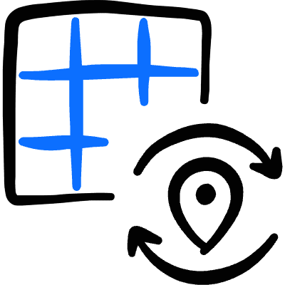 Sync Location Refresh 1 Icon from Freehand Duotone Set