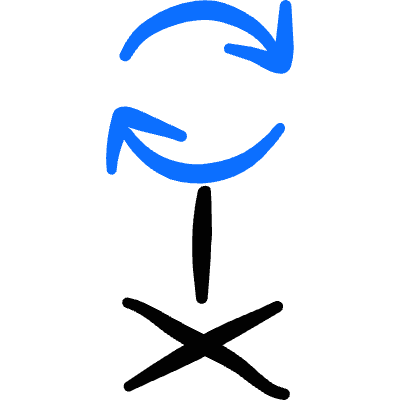 Sync Location X Mark Refresh 1 Icon from Freehand Duotone Set