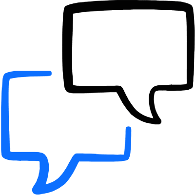 Conversation Chat 1 Icon from Freehand Duotone Set