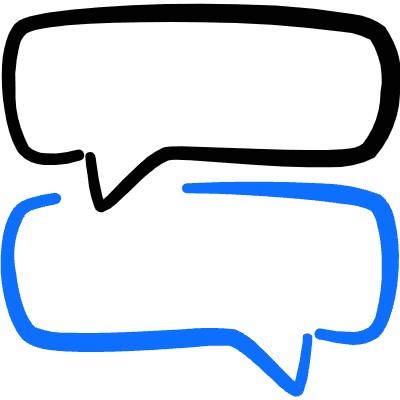 Conversation Chat Icon from Freehand Duotone Set